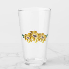 Elegant Sunflower Glass Glas