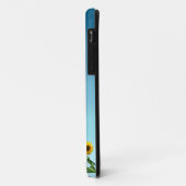 Elegant Sunflower op Sky Blue Case-Mate iPhone Case (Achterkant/links)
