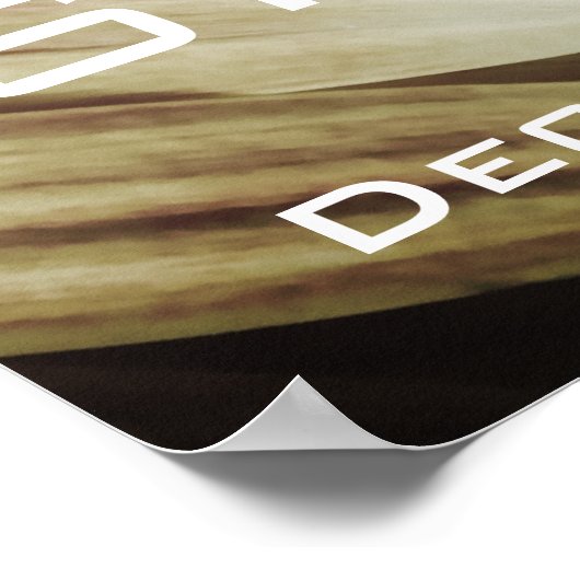 Elegant Sunflower Vrijgezellenfeest Poster (Hoek)