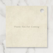 Elegant Sunflowers Garden Floral Wedding Bedankjes Labels (Achterkant)