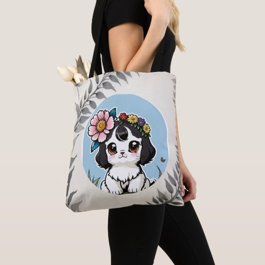 Elegant Sunlit Fine Art Print for Pet Lovers Tote Bag (Dichtbij)