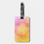 Elegant Sunset Gradient Bagagelabel (Achterkant verticaal)