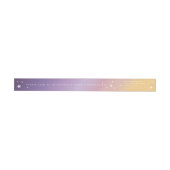 Elegant Sunset Stars Wraparound Address Label (Individueel)