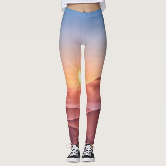Elegant Sunshine Mountains | LEGGINGS (Voorkant)