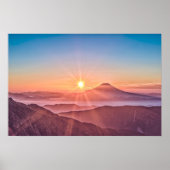 Elegant Sunshine Mountains | POSTER (Voorkant)