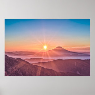 Elegant Sunshine Mountains   POSTER