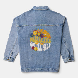 Elegant Sunshine on my Mind Denim Jacket