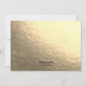 Elegant Surprise Birthday Party Kaart (Achterkant)