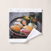 Elegant Sushi Dining Towel Set – Tasteful Japan Bad Handdoek (Wasdoekje)
