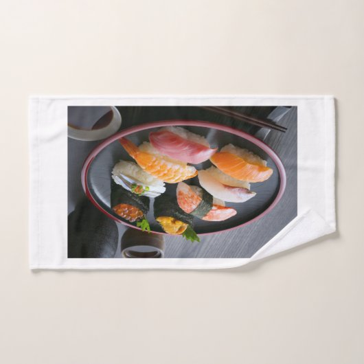 Elegant Sushi Dining Towel Set – Tasteful Japan Bad Handdoek (Handdoek)