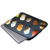 Elegant Sushi Nigiri Collection Laptop Sleeve (Voorkant onderkant)