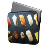 Elegant Sushi Nigiri Collection Laptop Sleeve (Voorkant Links)
