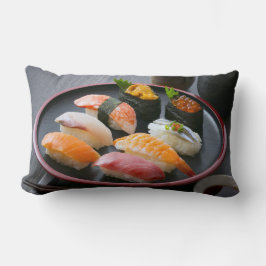 Elegant Sushi Plate Cushion – Taste of Tradition Kussen