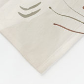 Elegant-swaanpatroon Fleece Deken (Hoek)