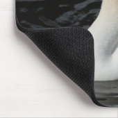 Elegant Swan 2 - mousepad Muismat (Hoek)