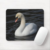 Elegant Swan 2 - mousepad Muismat (Met muis)