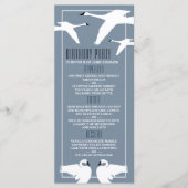 Elegant Swan, Birthday Menu (Voorkant)
