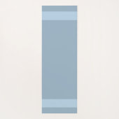 Elegant Swans & Monogram op lichtblauw Yogamat (Achterkant)