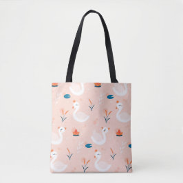 Elegant Swans Tote Bag