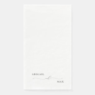 Elegant Swash Wedding Servet