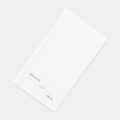 Elegant Swash Wedding Servet (Hoek)