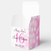 Elegant Sweet 16 Birthday Pink Glitter Lights Bedankdoosjes (Geopend)