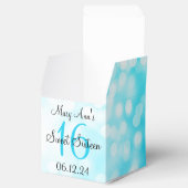 Elegant Sweet 16 Birthday Turquoise Glitter Lights Bedankdoosjes (Geopend)
