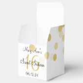 Elegant Sweet 16 Faux Gold Foil Glitter Lights Bedankdoosjes (Geopend)