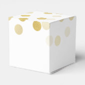 Elegant Sweet 16 Faux Gold Foil Glitter Lights Bedankdoosjes (Achterkant)