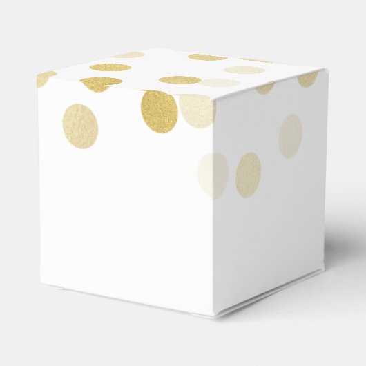 Elegant Sweet 16 Faux Gold Foil Glitter Lights Bedankdoosjes (Achterkant)