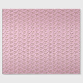 Elegant Sweet 16 in Roze en Gold Cadeaupapier (Vlak)