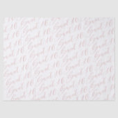 Elegant Sweet 16 Script kalligrafie patroon roze Tissuepapier (Voorkant)