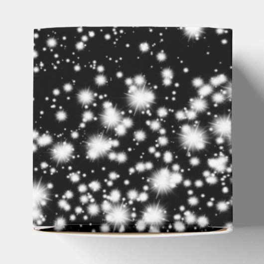 Elegant Sweet 16 Verjaardag Midnight Glam Zilver Bedankdoosjes (Bovenkant)