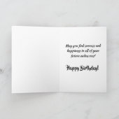 Elegant Sweet 16 Verjaardag Roos Gold Glitter Kaart (Binnen)