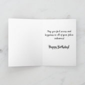 Elegant Sweet 16 Verjaardag Roos Gold Sparkle Kaart (Binnen)