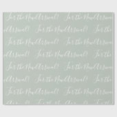 Elegant Sweet Baby Sage Green New Arrival Cadeaupapier (Vlak)