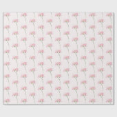 Elegant Sweet Pea Floral Pattern Cadeaupapier (Vlak)