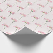 Elegant Sweet Pea Floral Pattern Cadeaupapier (Hoek)