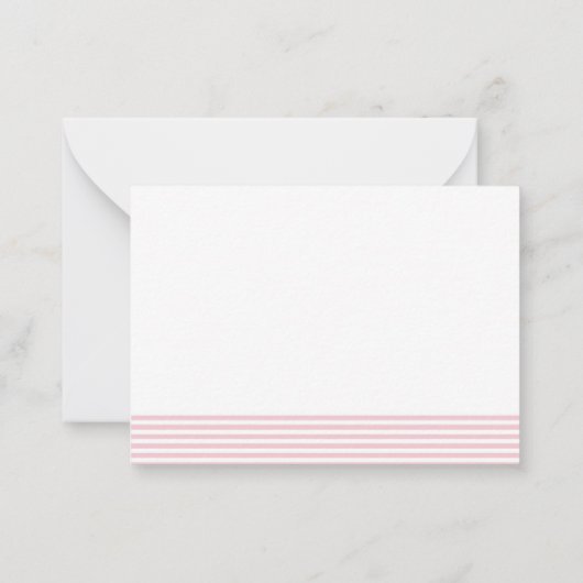 Elegant Sweet Pea Flowers - Gepersonaliseerd Dank  Notitiekaartje (Achterkant)