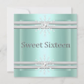 ELEGANT SWEET SIXTEEN INVITATION BY MUMSBUBSNGRUBS KAART (Voorkant)