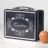 Elegant Swirl Custom Naam Merk (In situ)