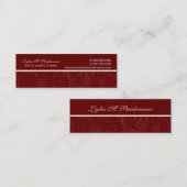 Elegant Swirl-mammikaarten Contactkaartje (Voorkant / Achterkant)