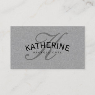 Elegant Swirl Pattern Visitekaartje