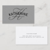 Elegant Swirl Pattern Visitekaartje (Voorkant / Achterkant)