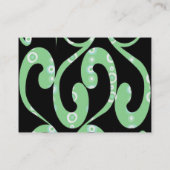 Elegant Swirl RTRO Visitekaartje - (Achterkant)