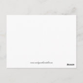 Elegant Swirl Trouwtafel Nummer Kaarten (Achterkant)