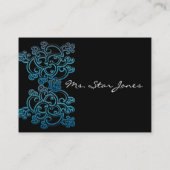 Elegant Swirl Visitekaartje - (Achterkant)