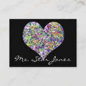 Elegant Swirl Visitekaartje - (Achterkant)