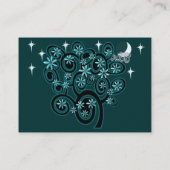 Elegant Swirl Visitekaartje - met sterretjes (Achterkant)