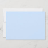 Elegant Swirls and Snowflakes Party Kaart (Achterkant)